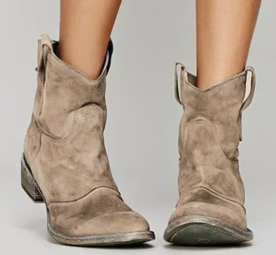 Carlotta | Vegan-Wildleder Stiefeletten
