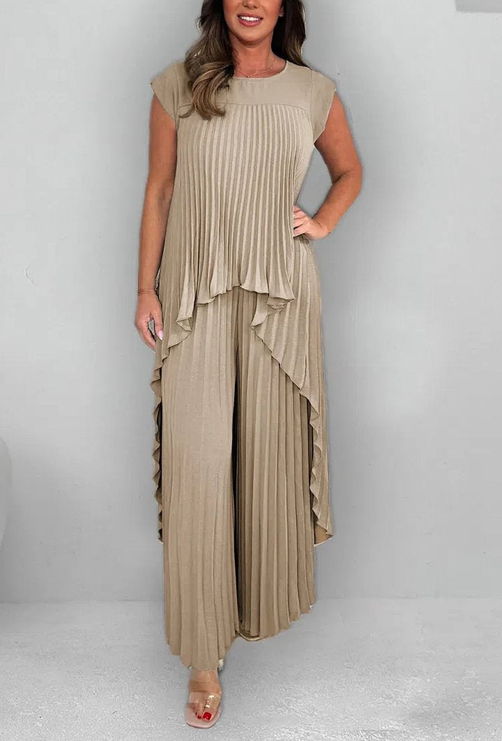 Mexie - Elegantes Plissee-Co-Ord-Set