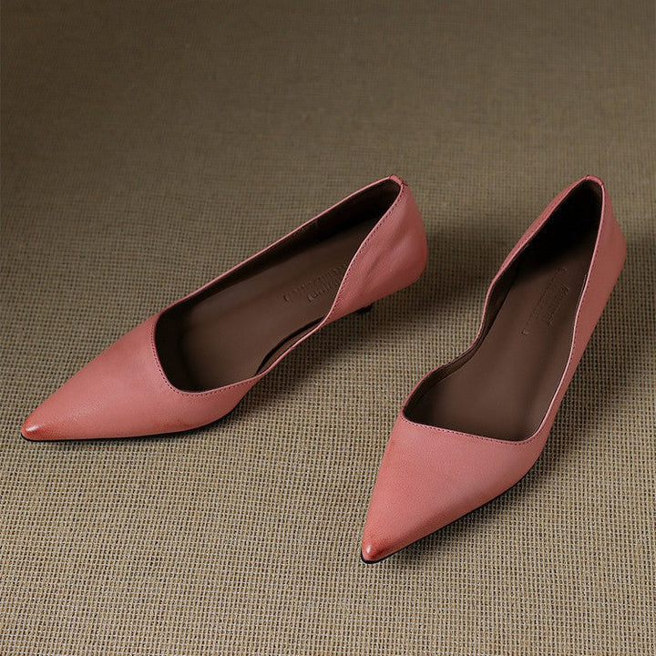 Orlisse Veganleder Kitten Heel Pumps