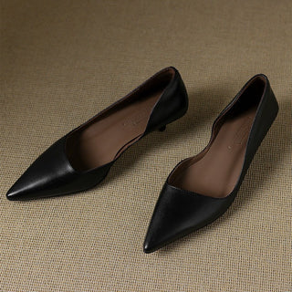 Orlisse Veganleder Kitten Heel Pumps