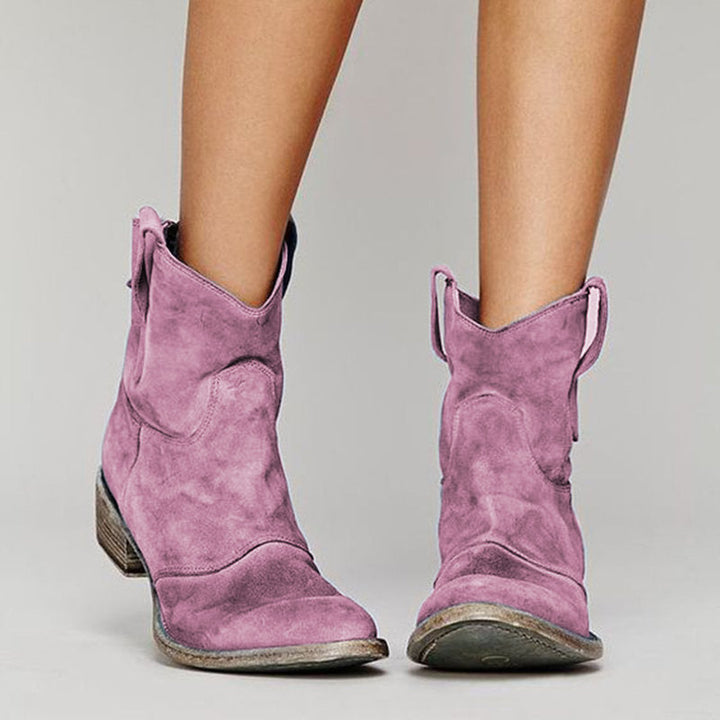 Carlotta | Vegan-Wildleder Stiefeletten