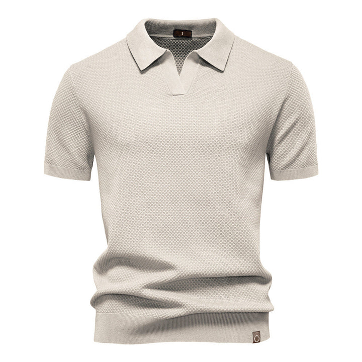 Ulrich - Strukturiertes Polo-Shirt
