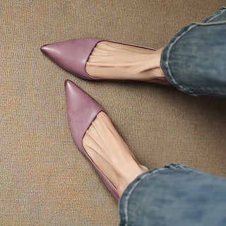 Orlisse Veganleder Kitten Heel Pumps
