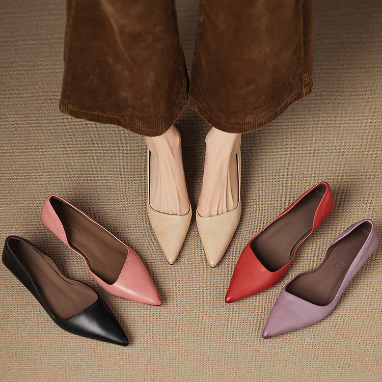 Orlisse Veganleder Kitten Heel Pumps