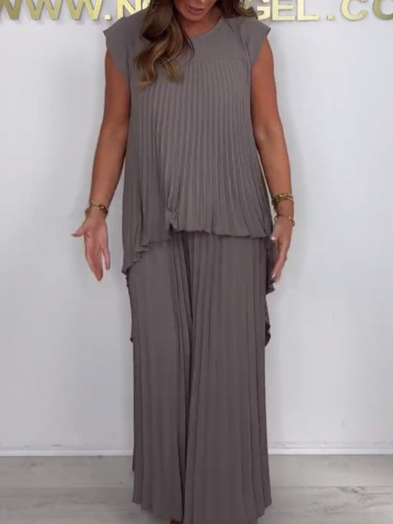 Mexie - Elegantes Plissee-Co-Ord-Set