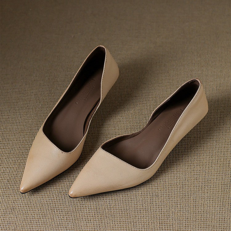 Orlisse Veganleder Kitten Heel Pumps