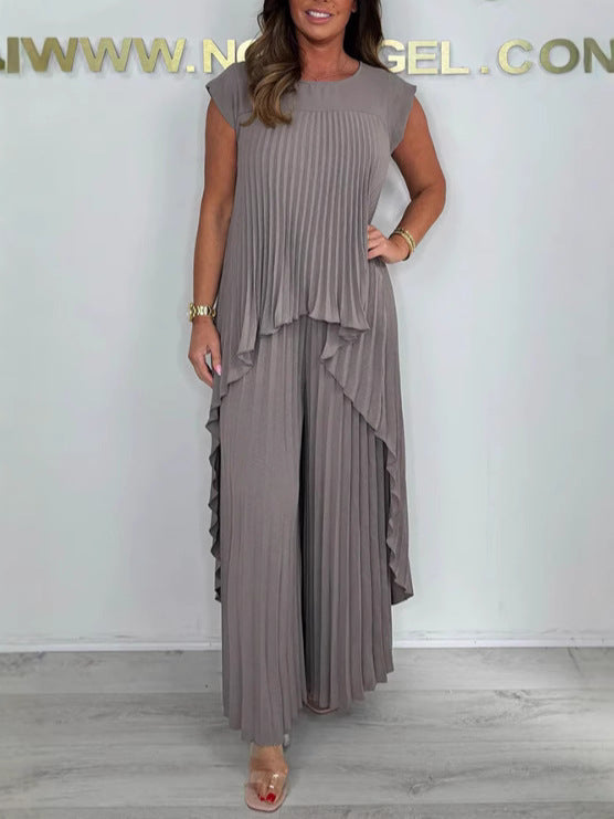 Mexie - Elegantes Plissee-Co-Ord-Set