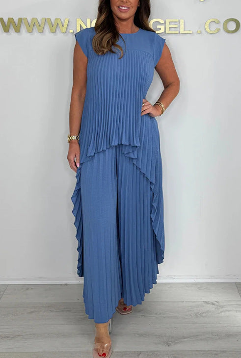 Mexie - Elegantes Plissee-Co-Ord-Set