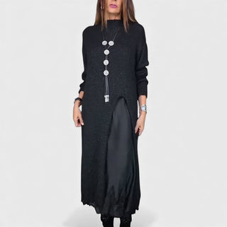 Portia - Elegantes Layered Sweater- und Kleid-Set