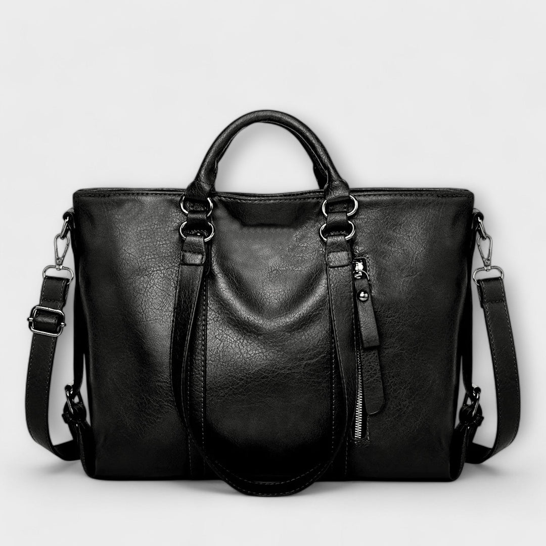 Olivia - Große Veganlederhandtasche