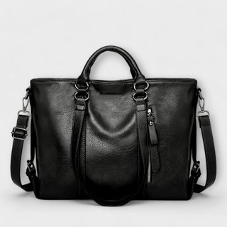 Olivia - Große Veganlederhandtasche
