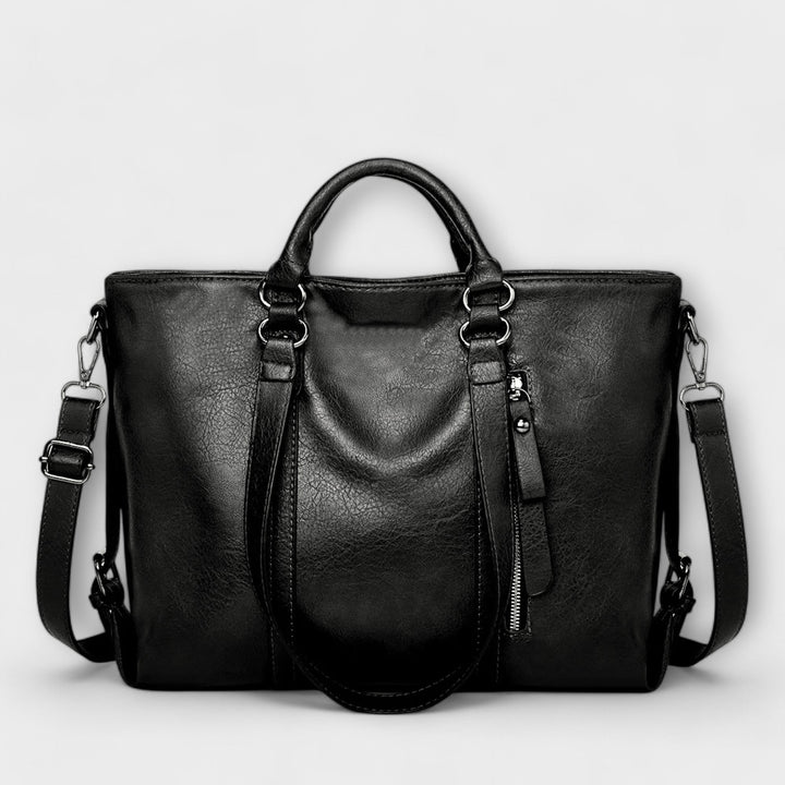 Olivia - Große Veganlederhandtasche