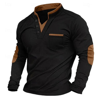 Jonathan | Elegantes Freizeit-Sweatshirt mit V-Ausschnitt