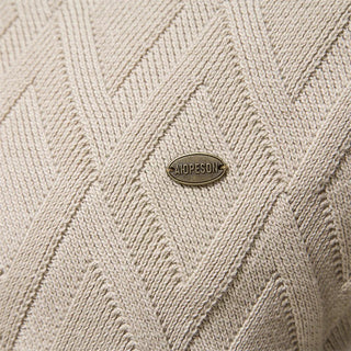 Theodor | Herrenpullover mit Rautenmuster