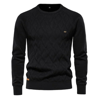 Theodor | Herrenpullover mit Rautenmuster
