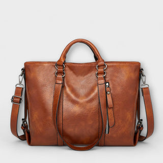Olivia - Große Veganlederhandtasche