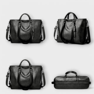 Olivia - Große Veganlederhandtasche