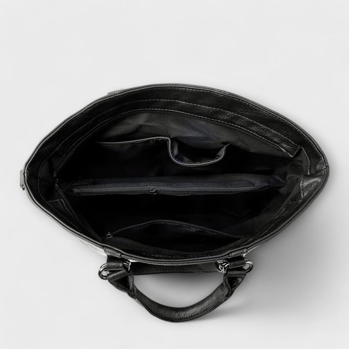 Olivia - Große Veganlederhandtasche