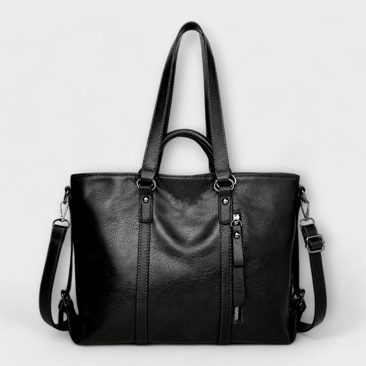 Olivia - Große Veganlederhandtasche
