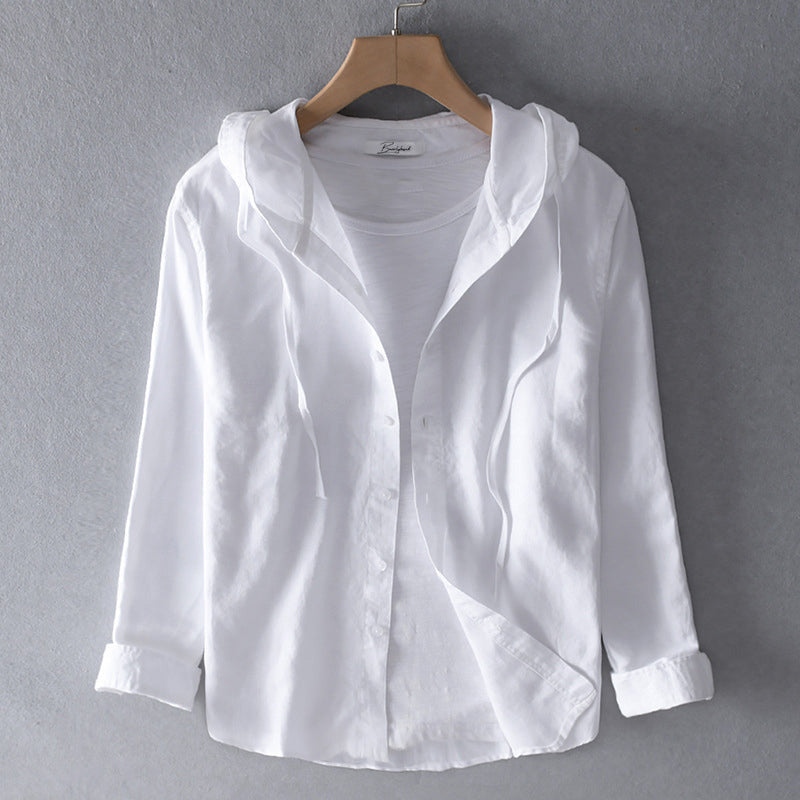 Edith | Luftige Bluse mit Kapuze