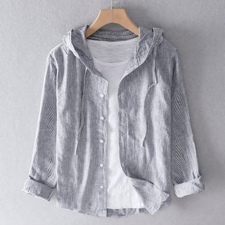 Edith | Luftige Bluse mit Kapuze