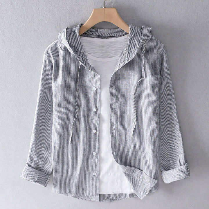 Edith | Luftige Bluse mit Kapuze