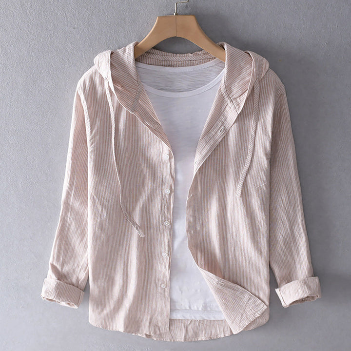 Edith | Luftige Bluse mit Kapuze