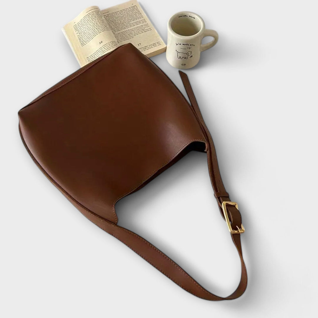 Olivia - Elegante Veganleder-Schultertasche