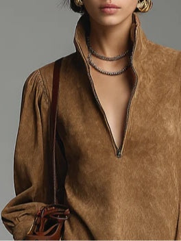 Normie | Kurzes Kleid mit Stehkragen