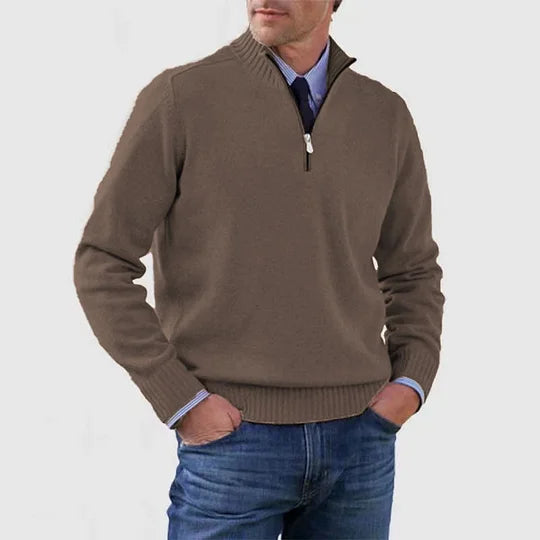 Phalen | Klassischer Halbzip-Pullover für Herren