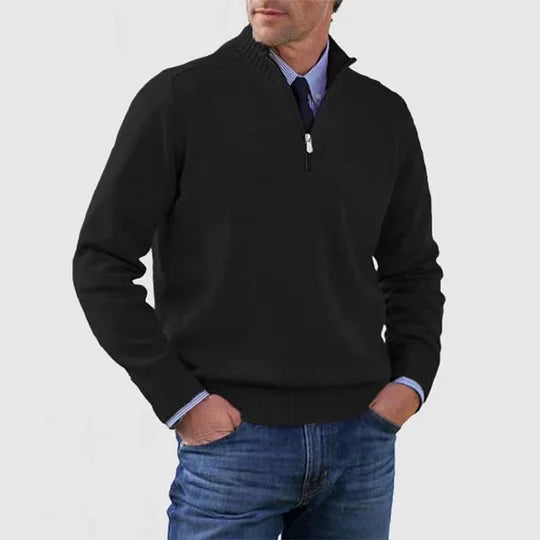 Phalen | Klassischer Halbzip-Pullover für Herren