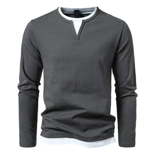 Alwin | Premium Langarmshirt aus gekämmter