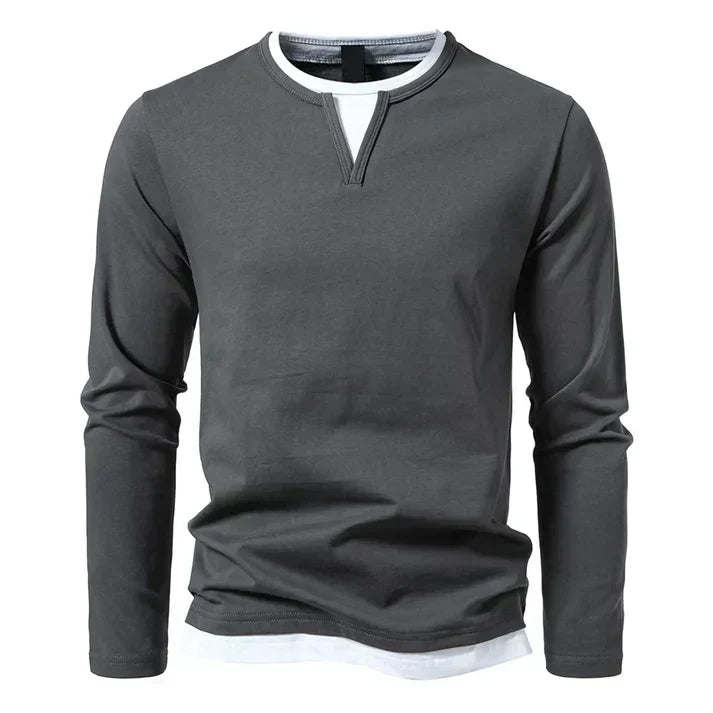 Alwin | Premium Langarmshirt aus gekämmter