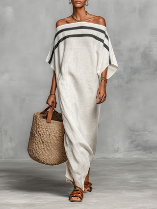 Sophie | Off-Shoulder Maxikleid
