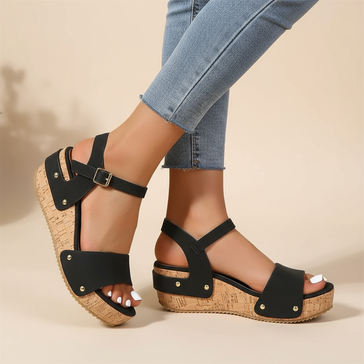 Daniela - Elegante Keilsandalen