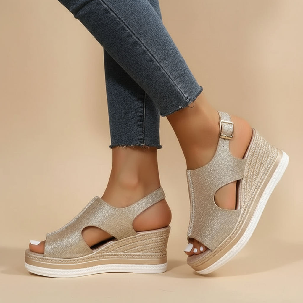 Maeve - Entspannte Keilsandalen