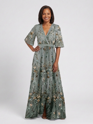 DNE | FLORAL MAXIKLEID