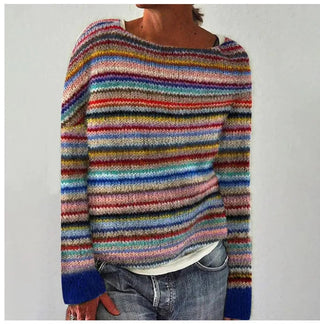 Cheryl | Strickpullover mit Rundhalsausschnitt