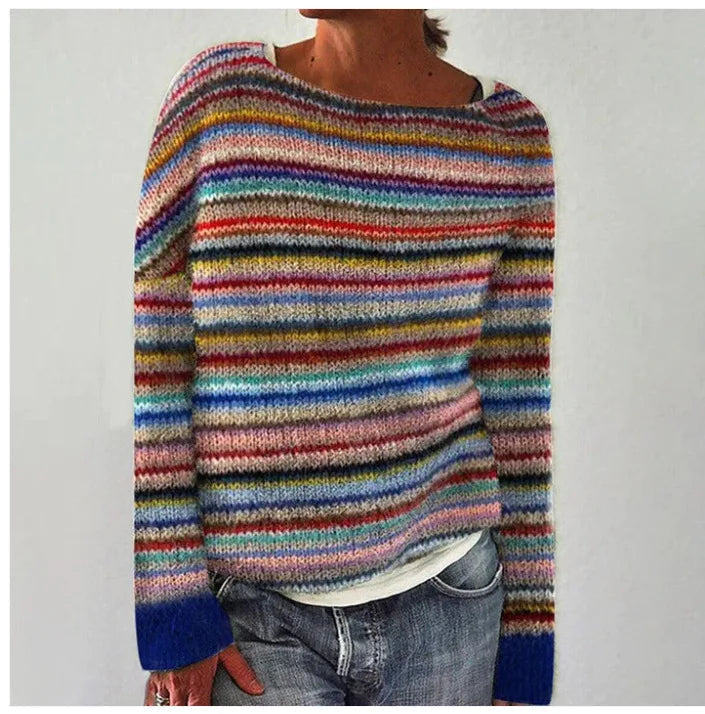 Cheryl | Strickpullover mit Rundhalsausschnitt
