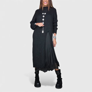 Portia - Elegantes Layered Sweater- und Kleid-Set