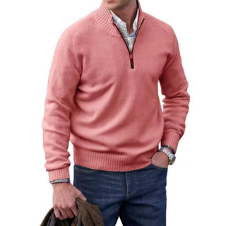 Vicente | Eleganter italienischer Zip-Pullover