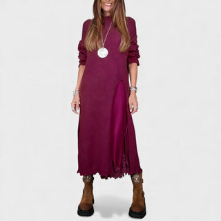 Portia - Elegantes Layered Sweater- und Kleid-Set