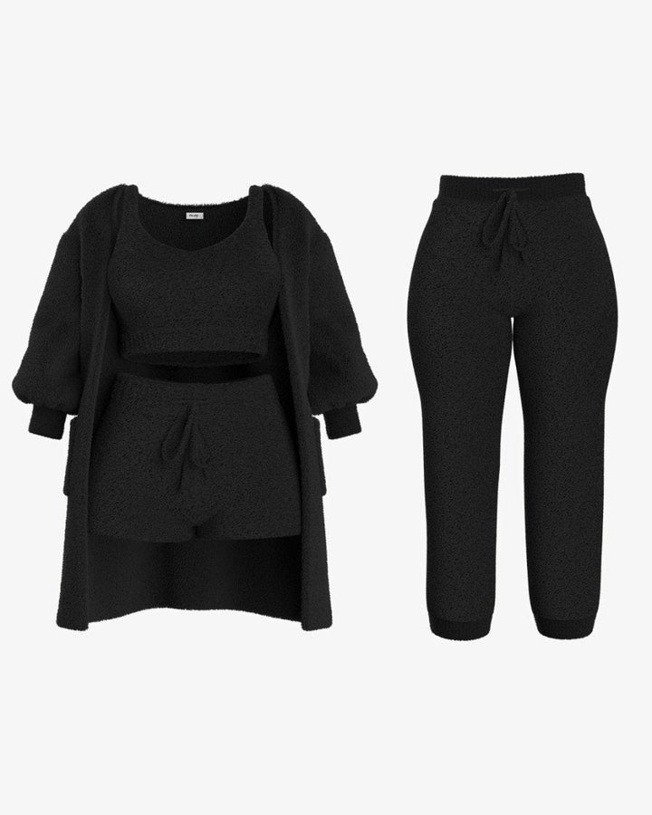 Tallulah - Bouclé Strick Pyjama Set