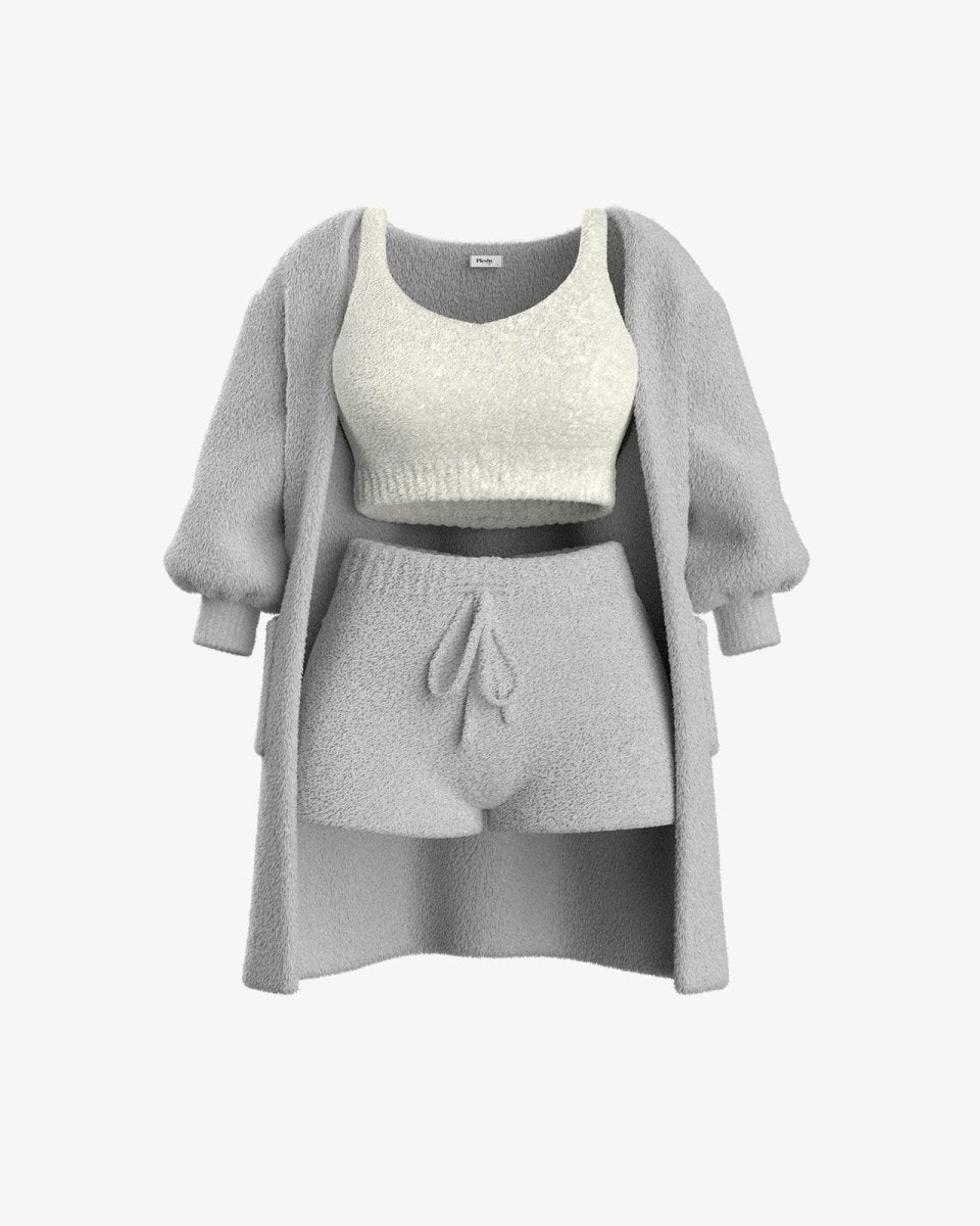 Tallulah - Bouclé Strick Pyjama Set