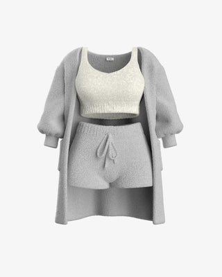 Tallulah - Bouclé Strick Pyjama Set
