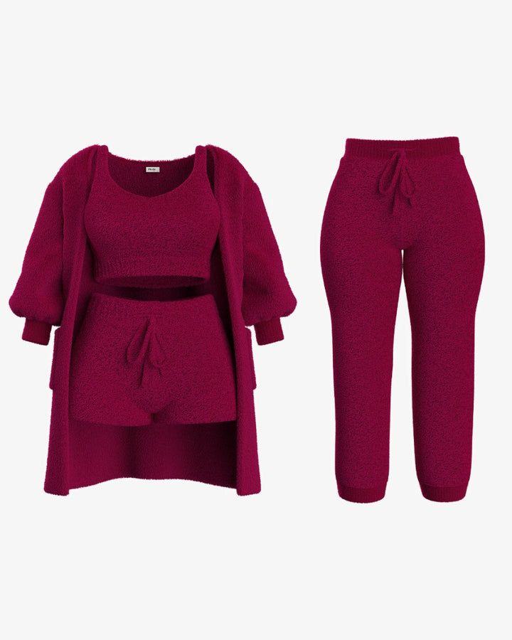 Tallulah - Bouclé Strick Pyjama Set