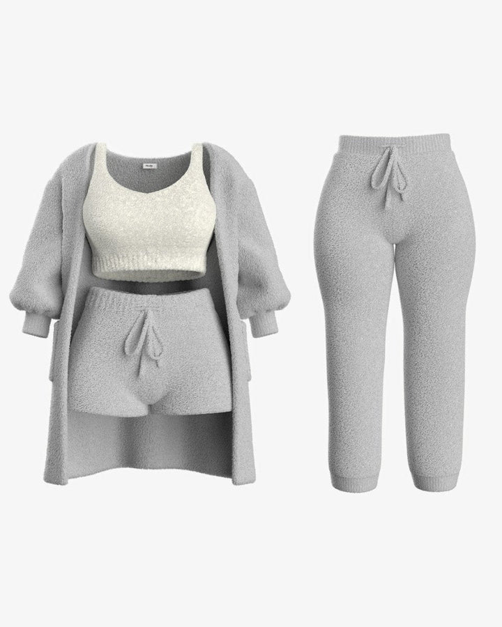 Tallulah - Bouclé Strick Pyjama Set