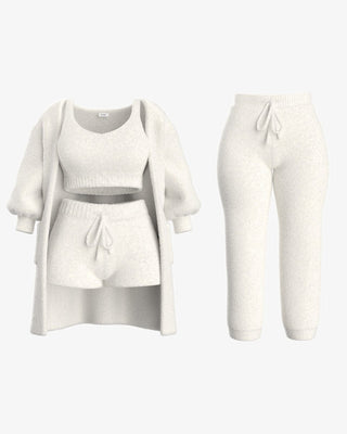 Tallulah - Bouclé Strick Pyjama Set