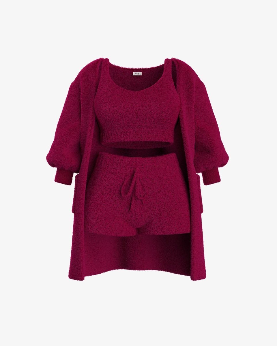 Tallulah - Bouclé Strick Pyjama Set