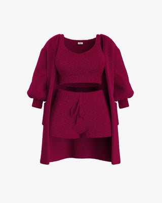 Tallulah - Bouclé Strick Pyjama Set